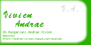vivien andrae business card